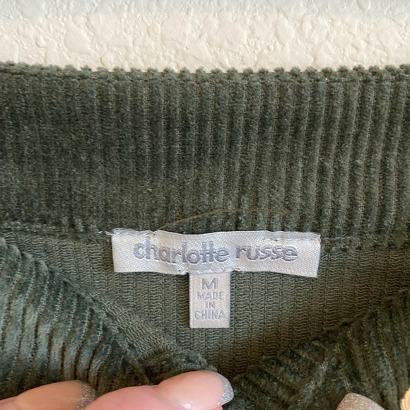 Dark green corduroy skirt - Picture 5 of 5